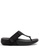 Fitflop black FitFlop TRAKK II Men's Water-Resistant Toe-Post Sandals - All Black (EJ3-090) 010B5SH704A5F5GS_1