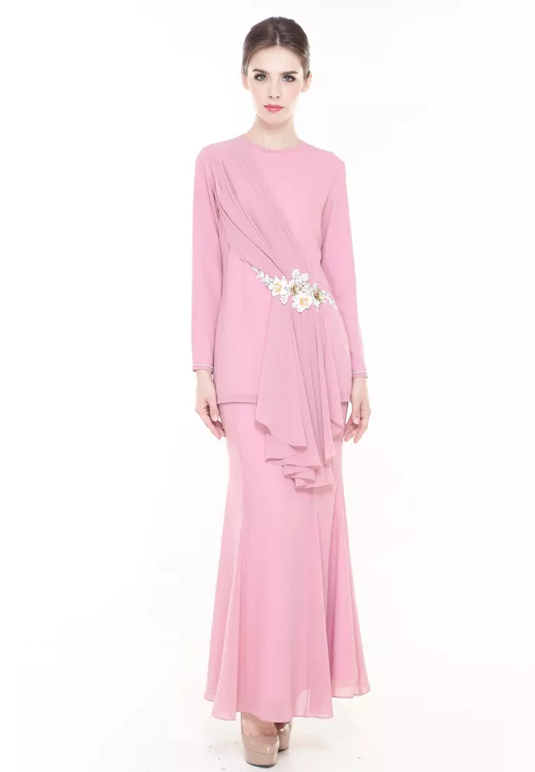 Pionery Kurung Modern in Pink