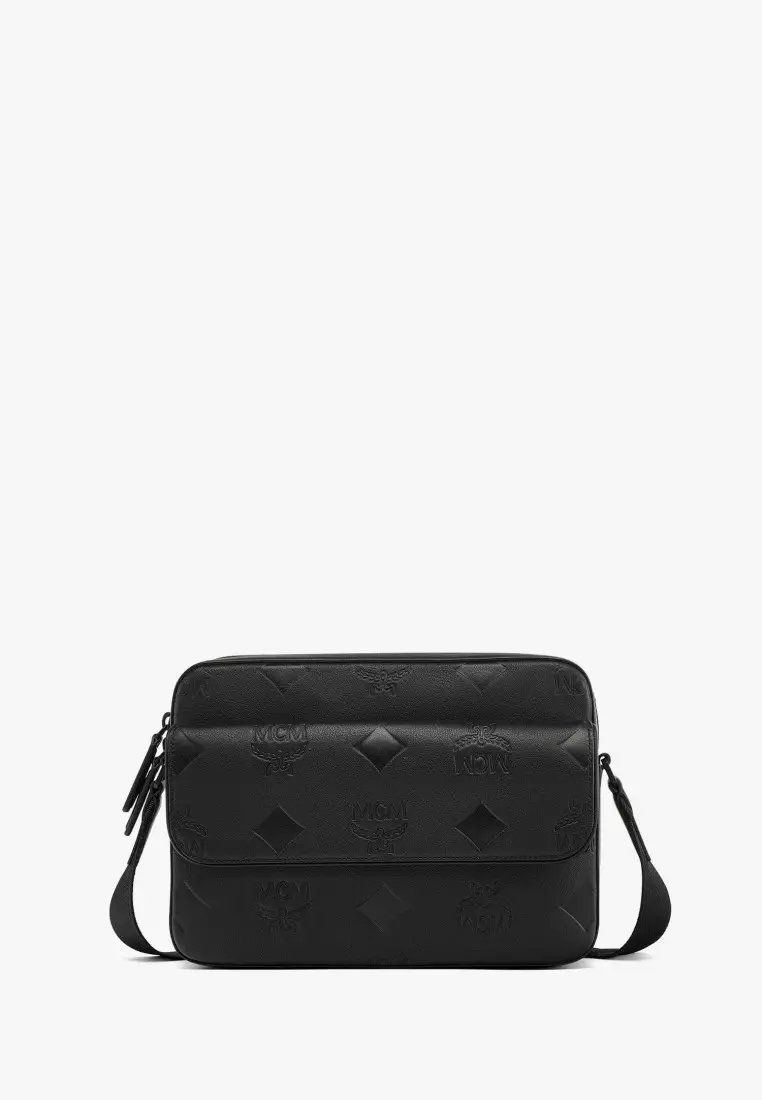 Buy MCM Aren Messenger Bag in Maxi Monogram Leather 2024 Online