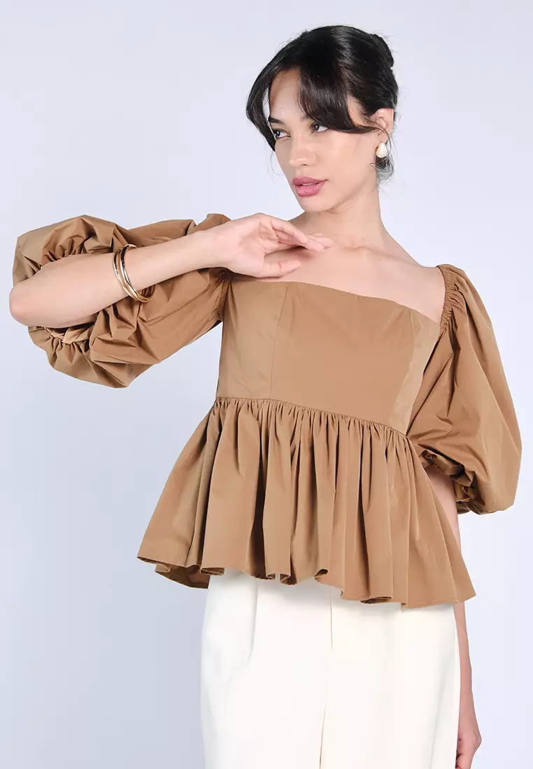 Mark Bumgarner X Vania Romoff Gia Short Sleeve Top