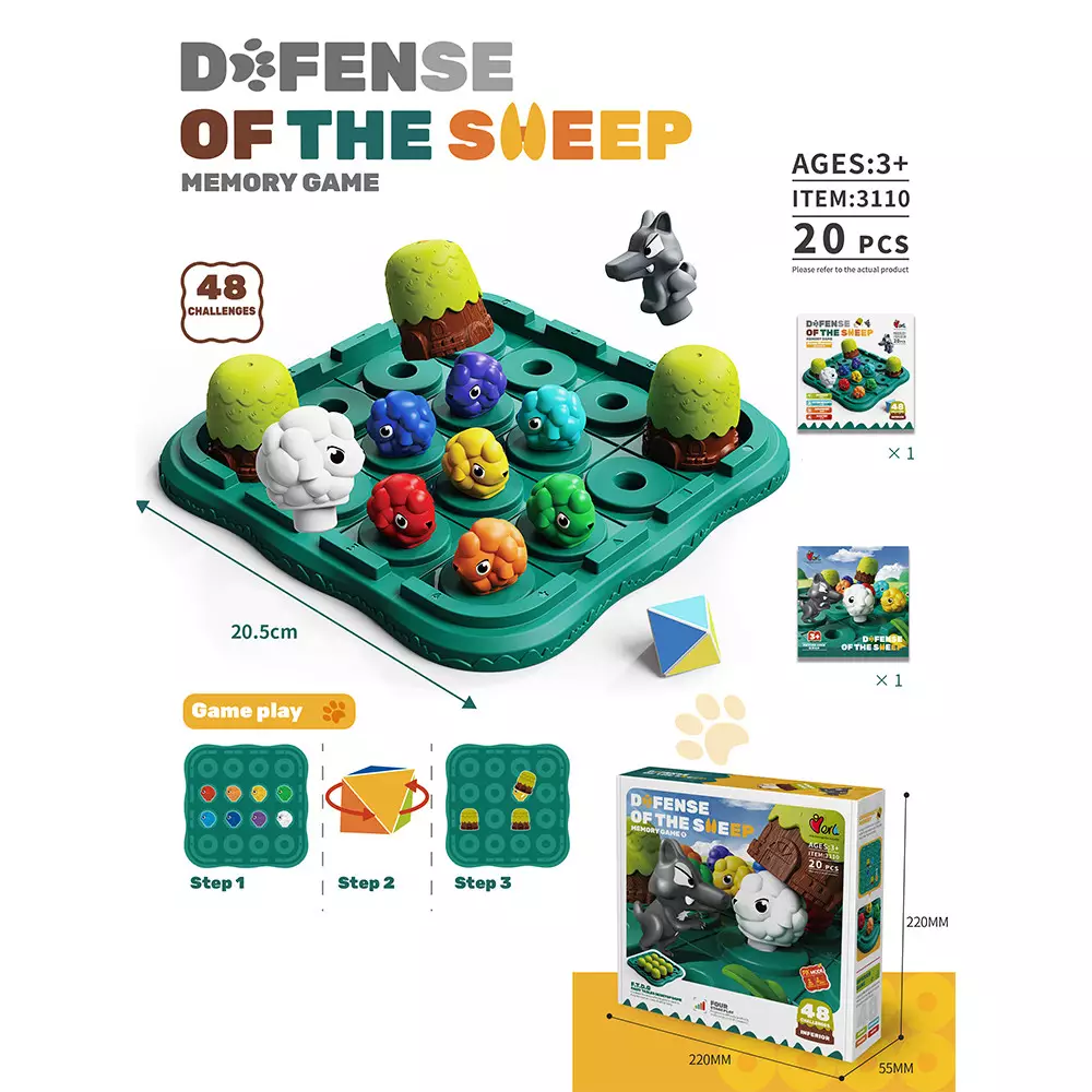 KIDDY FUN PLAYSET DEFENSE OF THE SHEEP - MIX