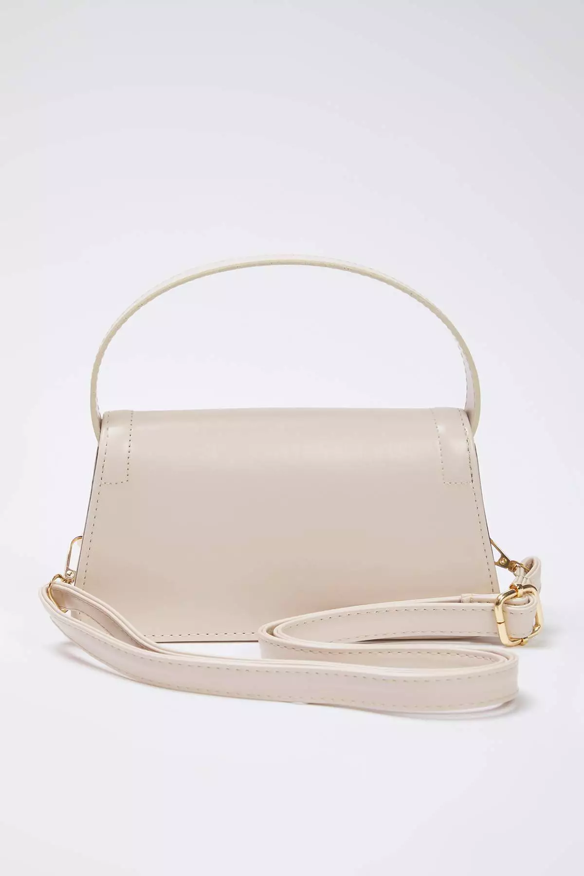 Beige Cross Strap Women's Mini City Bag Twoaw25Oc00002