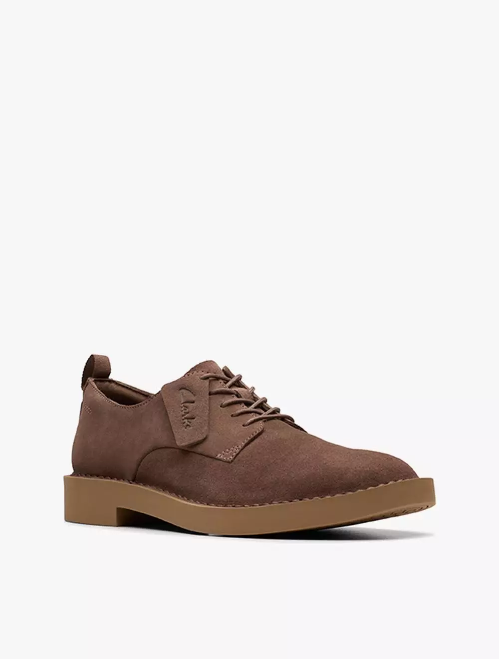 Clarks Martock Lace Brown Sde