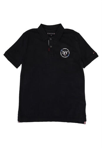 Tommy Hilfiger navy NYC Graphic Polo Shirt - Tommy Hilfiger 169A9KACC3F013GS_1