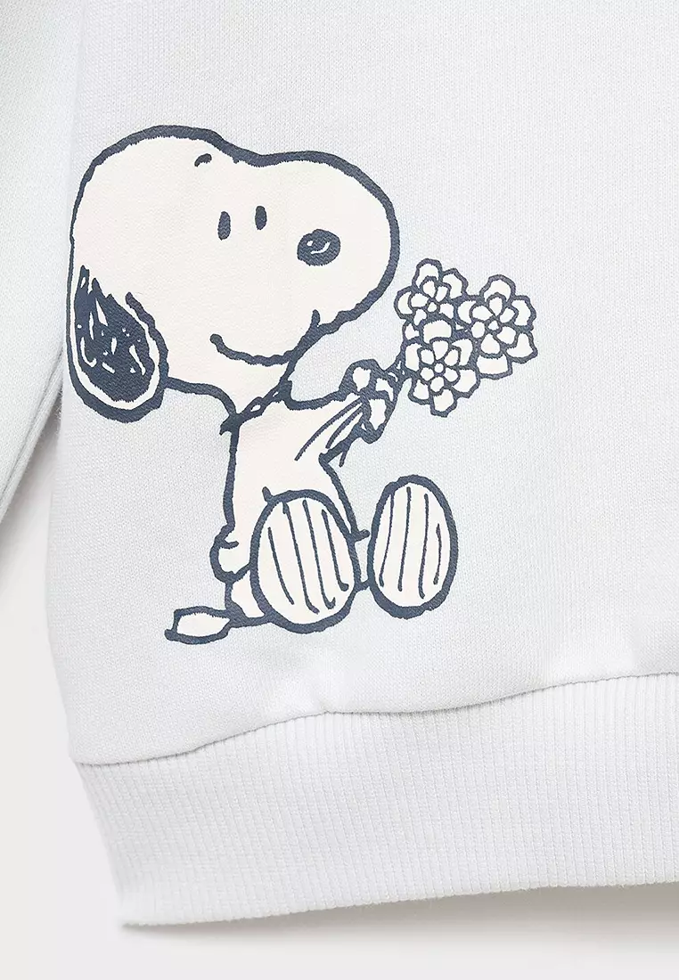Embroidered Snoopy Hoodie
