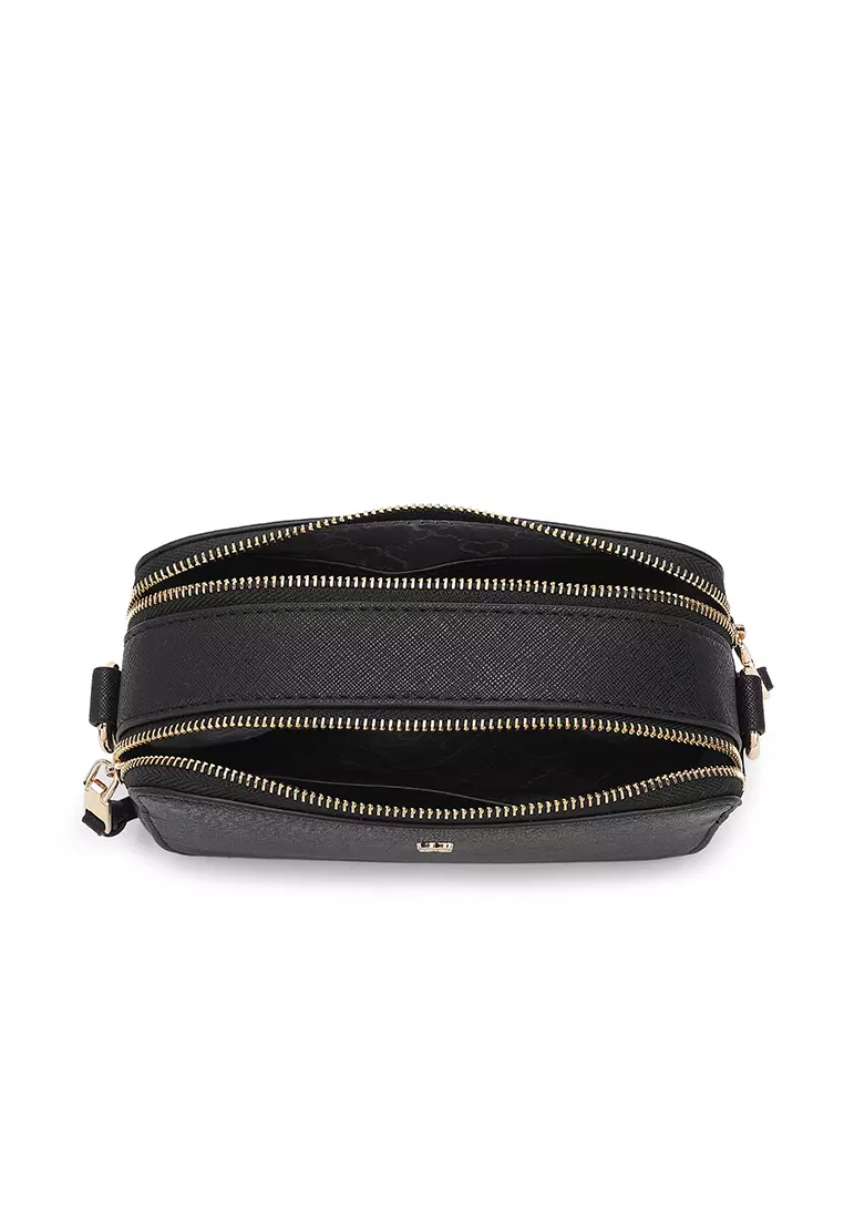 Women's Top Handle Bag / Sling Bag / Crossbody Bag / Shoulder Bag - All Black