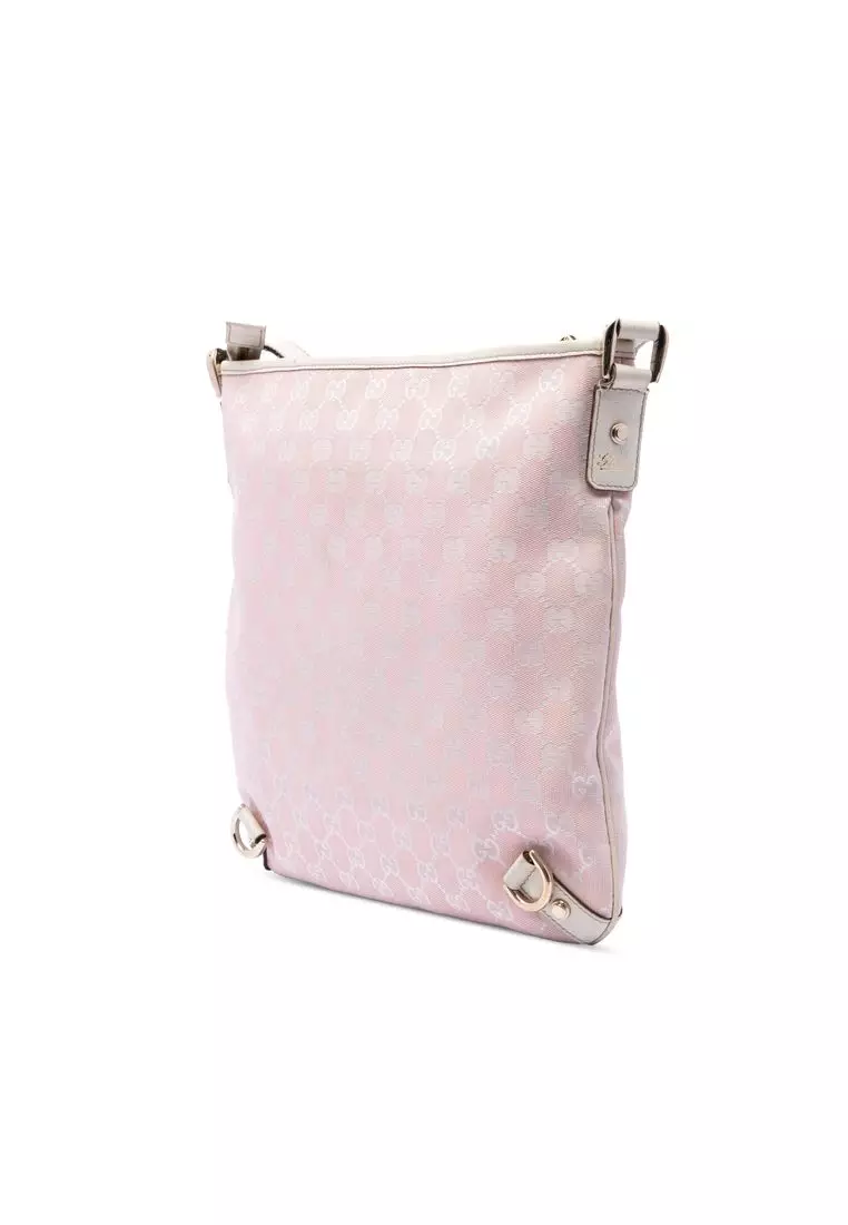 Pre-Loved Gucci Gg Canvas Abbey D Ring Crossbody