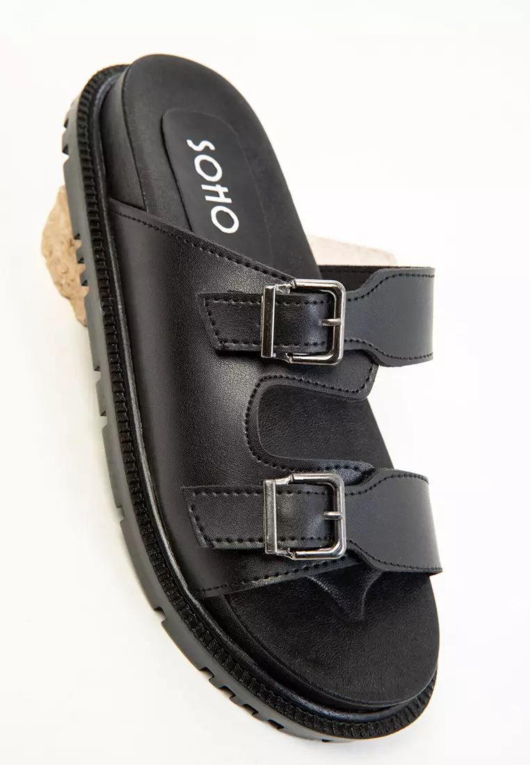 Black Women's Slipper 19193