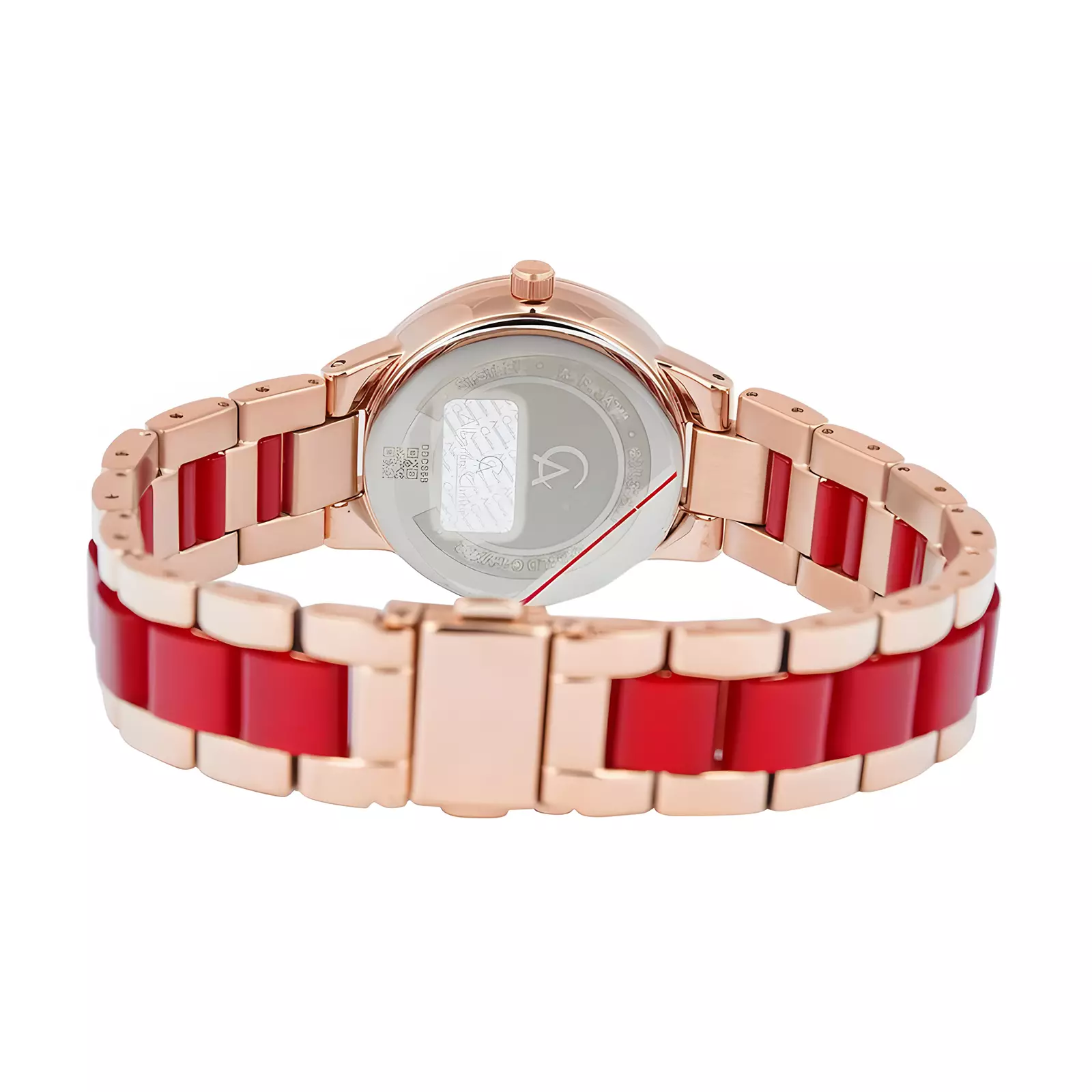 Alexandre Christie Passion Series - Jam Tangan Analog Wanita - Rose Gold Red - Stainless Steel - 2A94 LDBRGLNRE