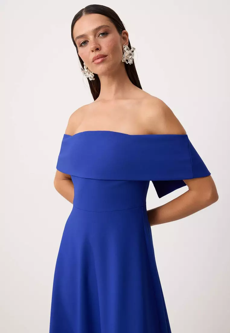 Saks Straight Skirt With Open Waist, Woven Finike Midi, Unlined, Stylish/Evening Dress