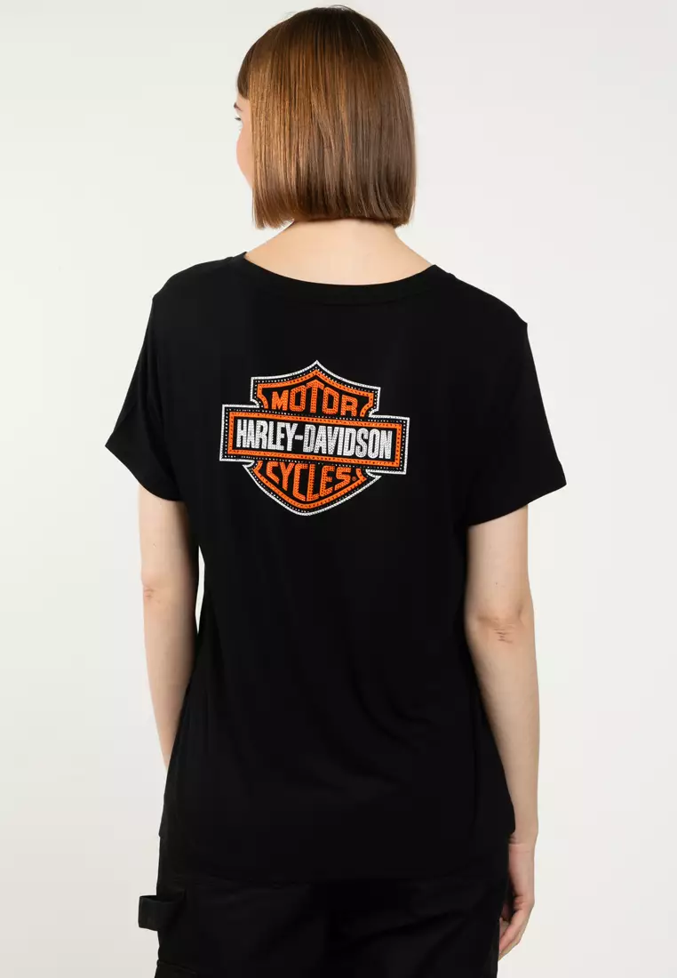 Harley-Davidson® Essential Bling V Neck Tee