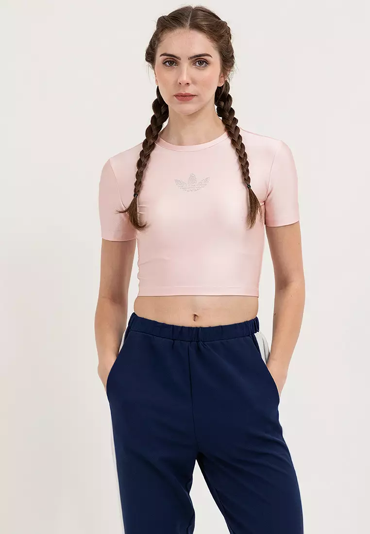 Rhinestone Trefoil T-Shirt