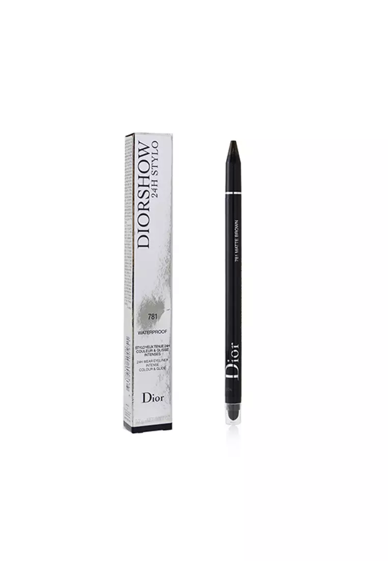 CHRISTIAN DIOR - Diorshow 24H Stylo Waterproof Eyeliner - # 781 Matte Brown 0.2g/0.007oz
