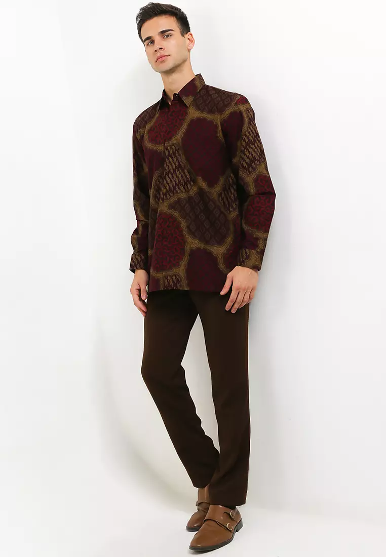 BATIK TALENTA EXCLUSIVE Lengan panjang dobby PULAU SERIBU 01