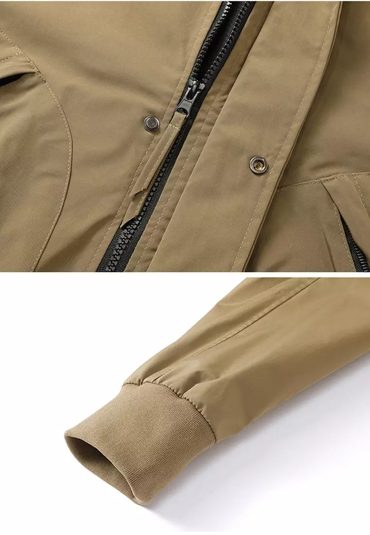 Stylish Bomber Jacket Baseball Coat