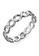 925 Signature silver 925 SIGNATURE Solid 925 Sterling Silver Infinity Stacking Ring 87B68ACEE03585GS_1