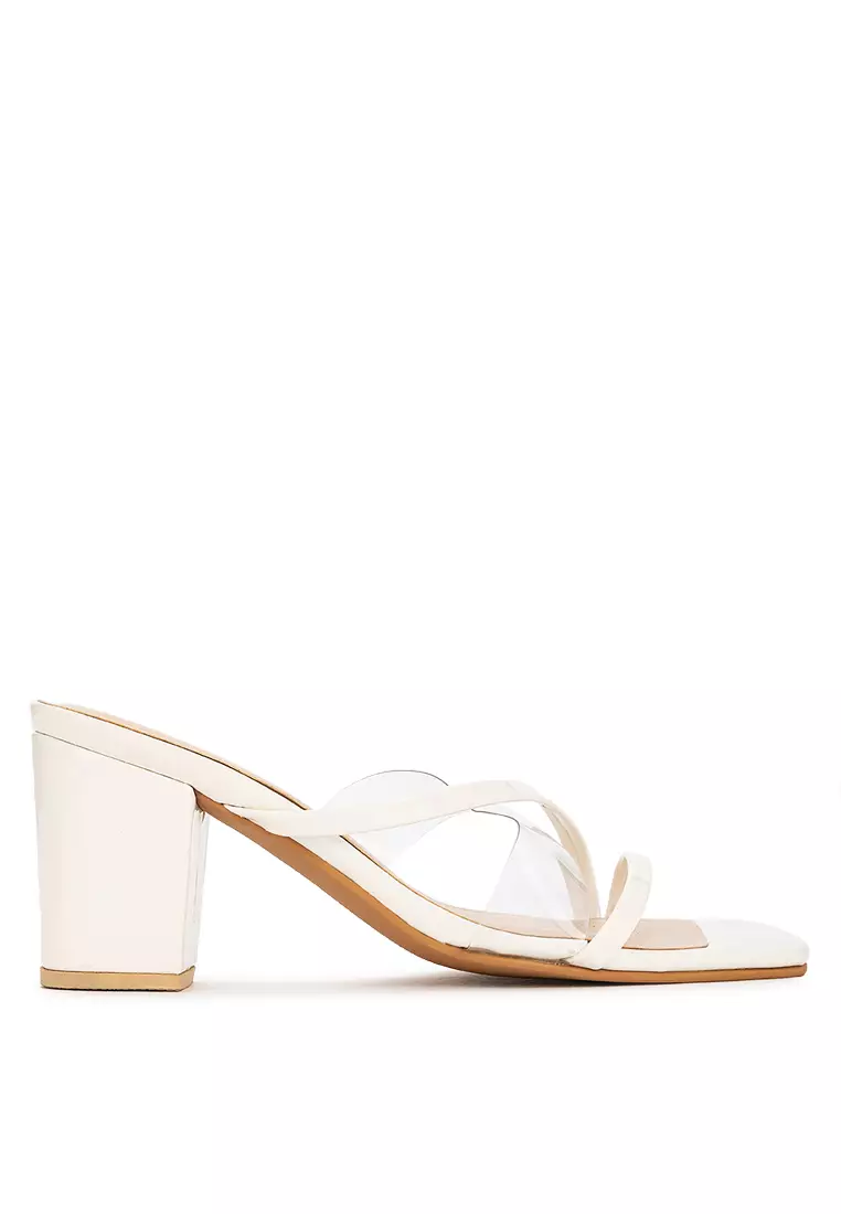 Discount on Carmelletes  shoes - SKU: Patent And Vinyl Heeled Sandals