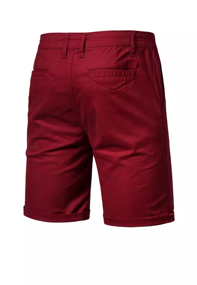 Straight Cropped Shorts AX019