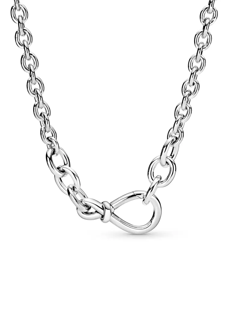 Buy PANDORA Pandora Chunky Infinity Knot Chain Necklace 50 cm