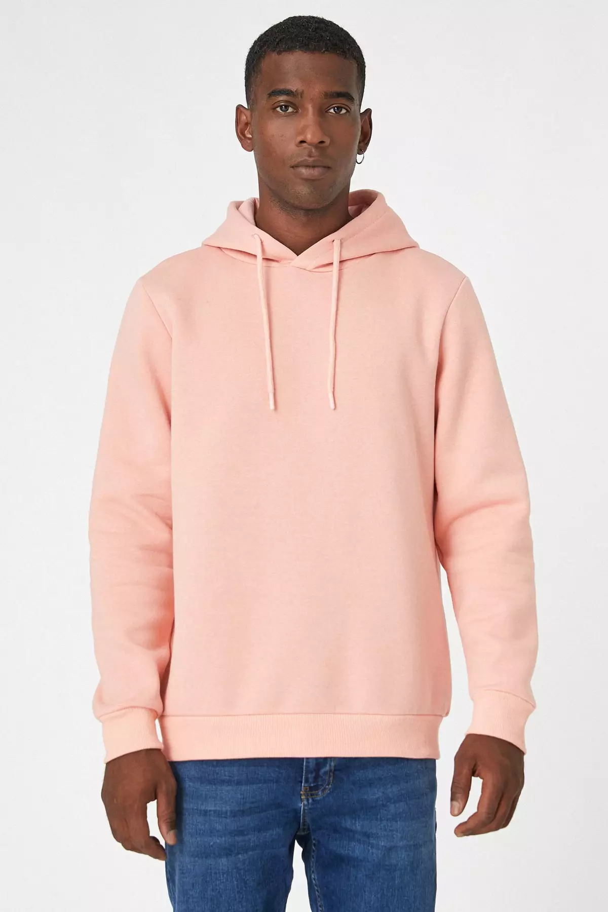 Basic pink hoodie discount