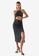 Trendyol black Shirred Shimmer Dress EFB97AAF97C011GS_1