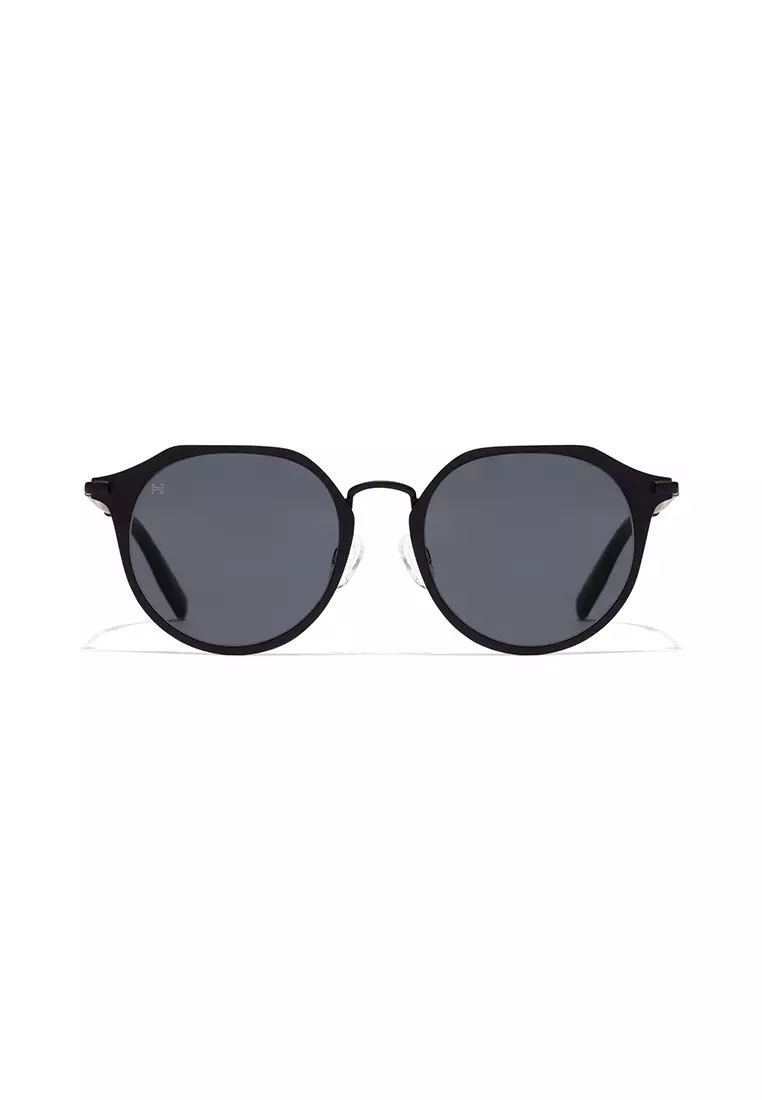 HAWKERS Black Dark Blue Warwick Metal Sunglasses For Men And Women, Unisex. Official Product Designed In Spain