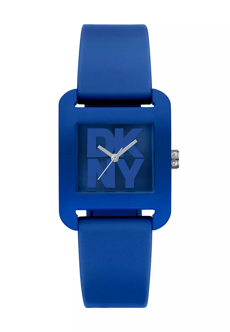 DKNY City Sport Blue Rubber Analog Quartz Watch For Women DK1L002P0055