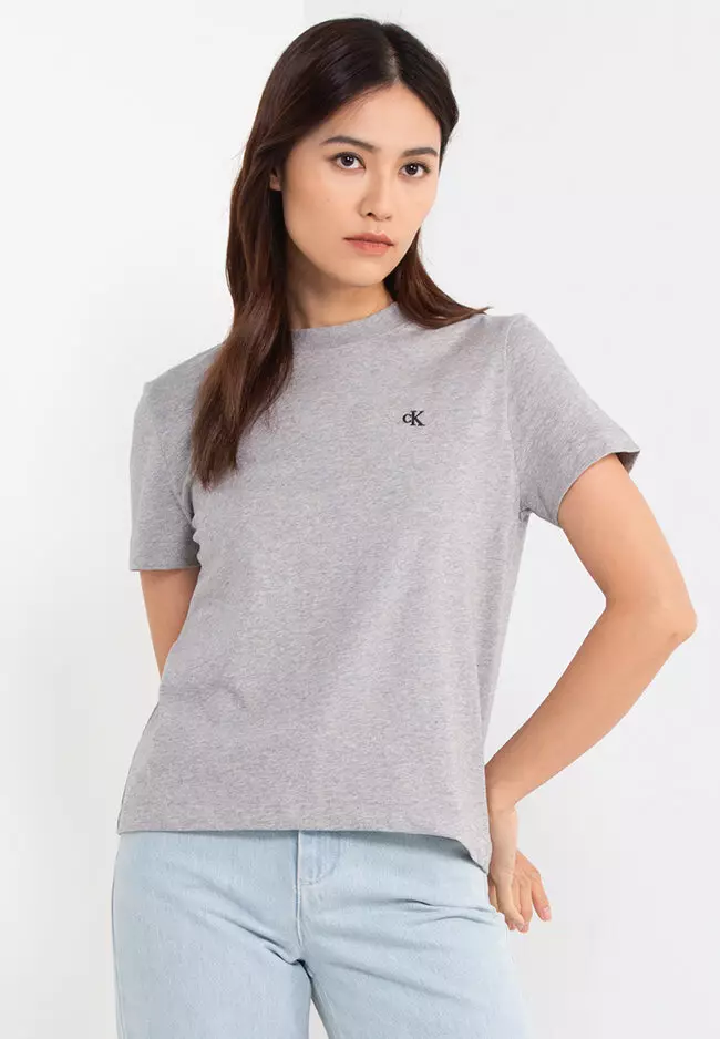 Calvin Klein – recycled cropped gym t-shirt slim fit – women