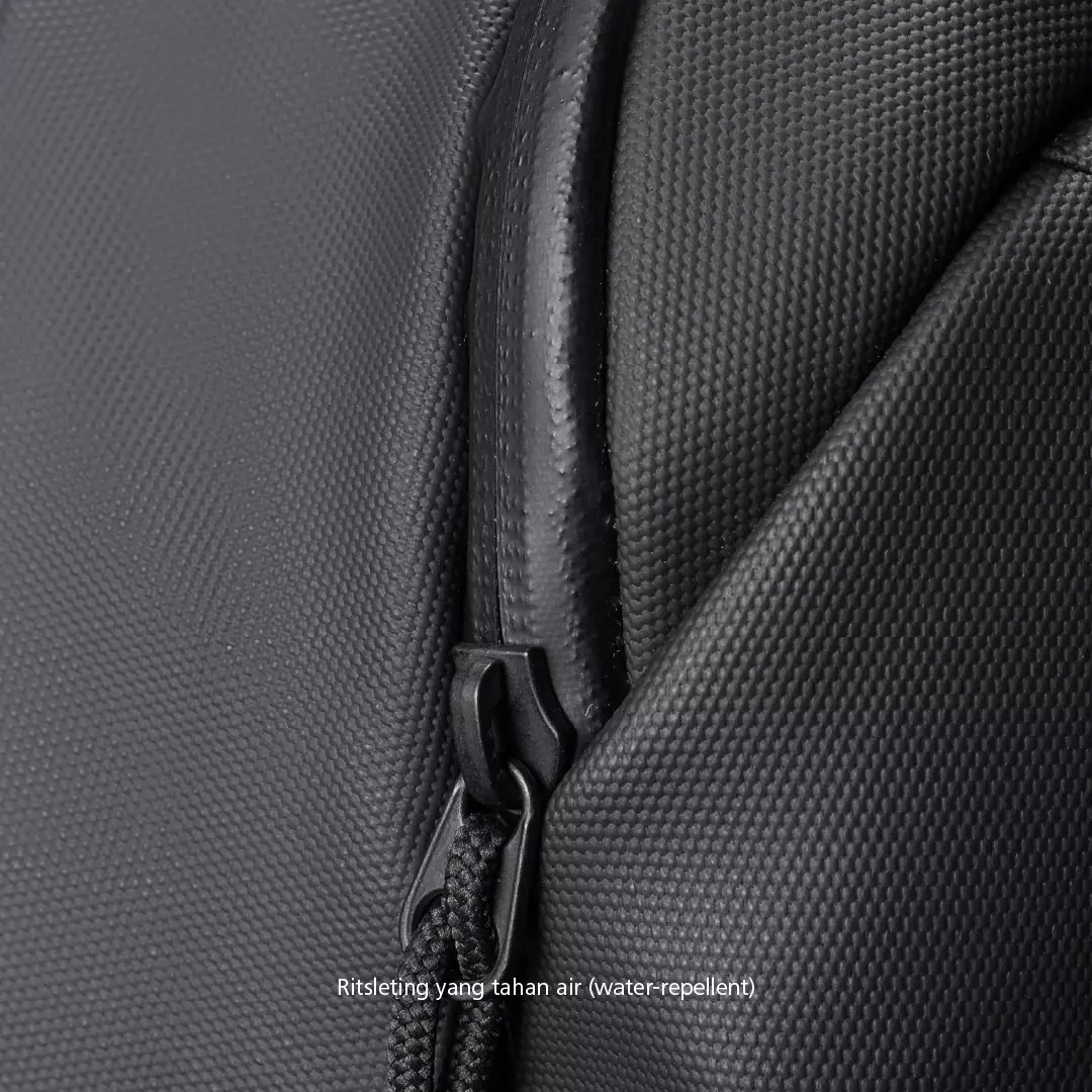 Winston Laptop Backpack 15 Inch Tas Ransel Kerja Kuliah Sekolah Durable Tahan Lama 7 L - Hitam