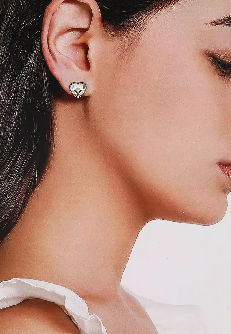 Guess best sale crystal earrings