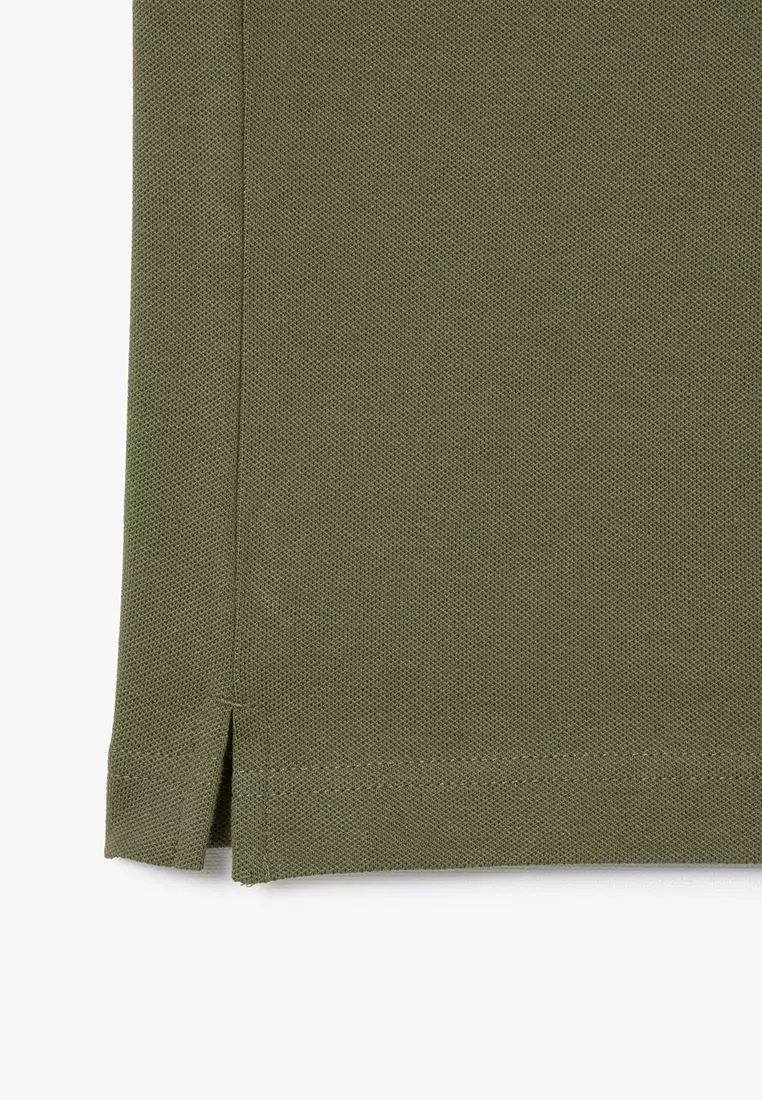 Slim Fit Stretch Mini Piqué Polo Shirt