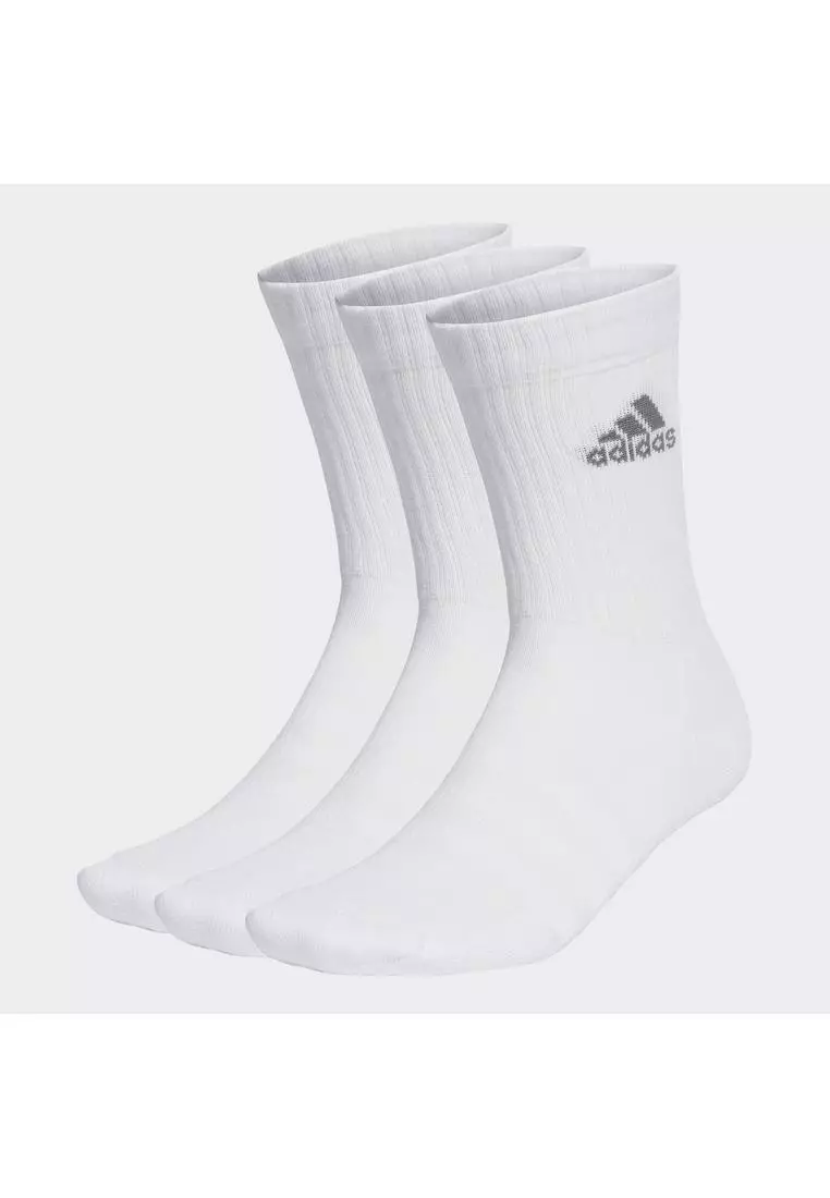 Buy ADIDAS Cushioned Crew Socks 3 Pairs Online | ZALORA Malaysia