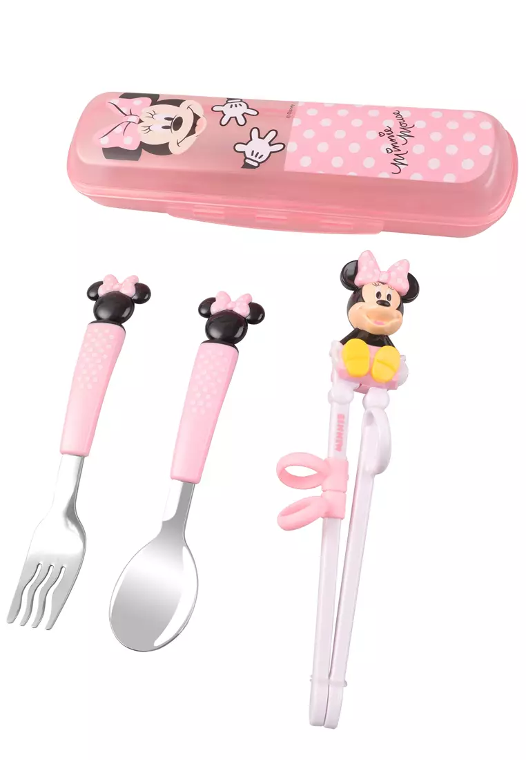 Buy Disney Minnie Disney Minnie Learning Chopsticks & Spoon Fork Set