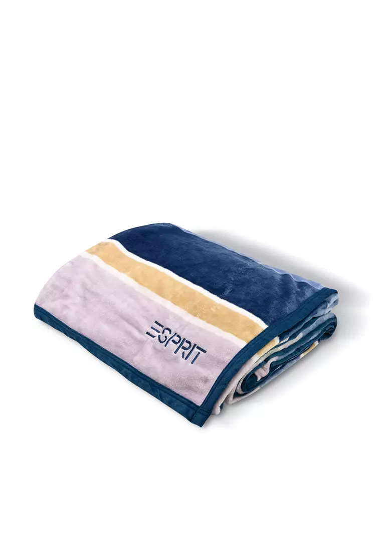 Esprit Flannel Fleece Blanket/ Queen Size 200 x 230cm