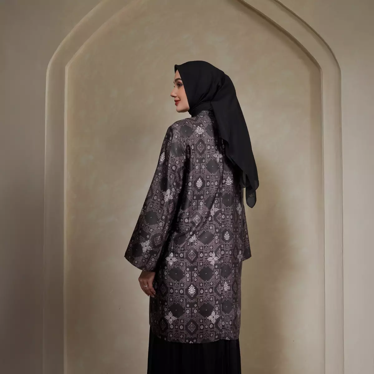 ZM Zaskia Mecca - Lahni Plum Tunik Muslim Wanita - Teman Serumpun - Edisi Laos