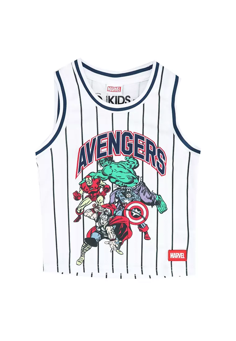 Cotton on Kids - License Basketball Tank - LCN Mar Phantom stripe/hulk