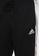 ADIDAS black essentials french terry tapered cuff 3-stripes pants 20686AAA2DD1C2GS_3