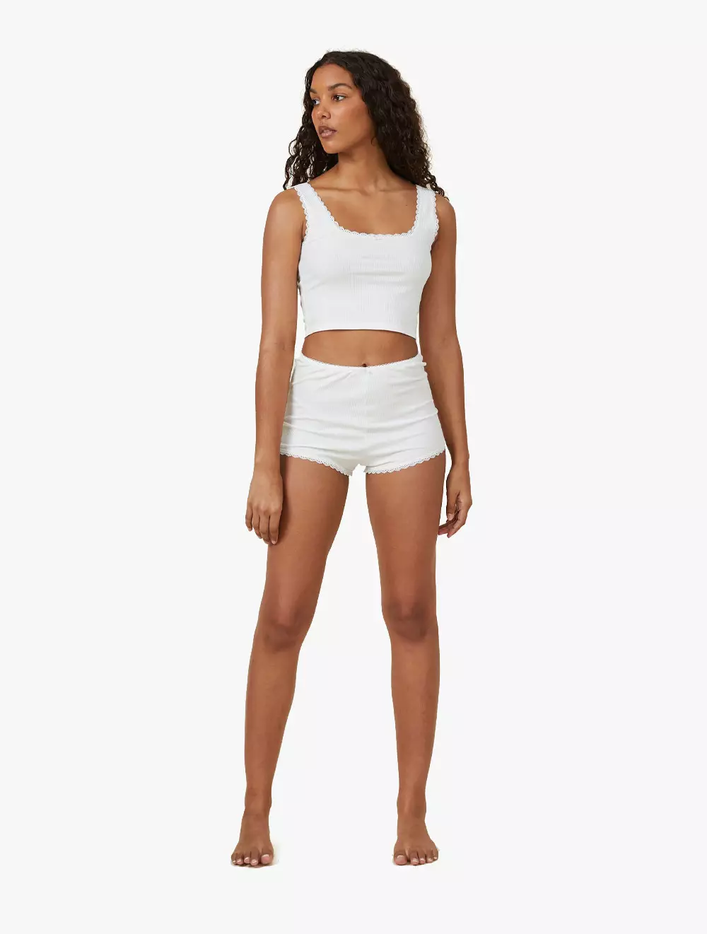 Rib Lace Short