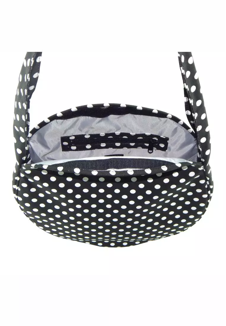 JODYAN Marui Polkadot Black Tote Bag