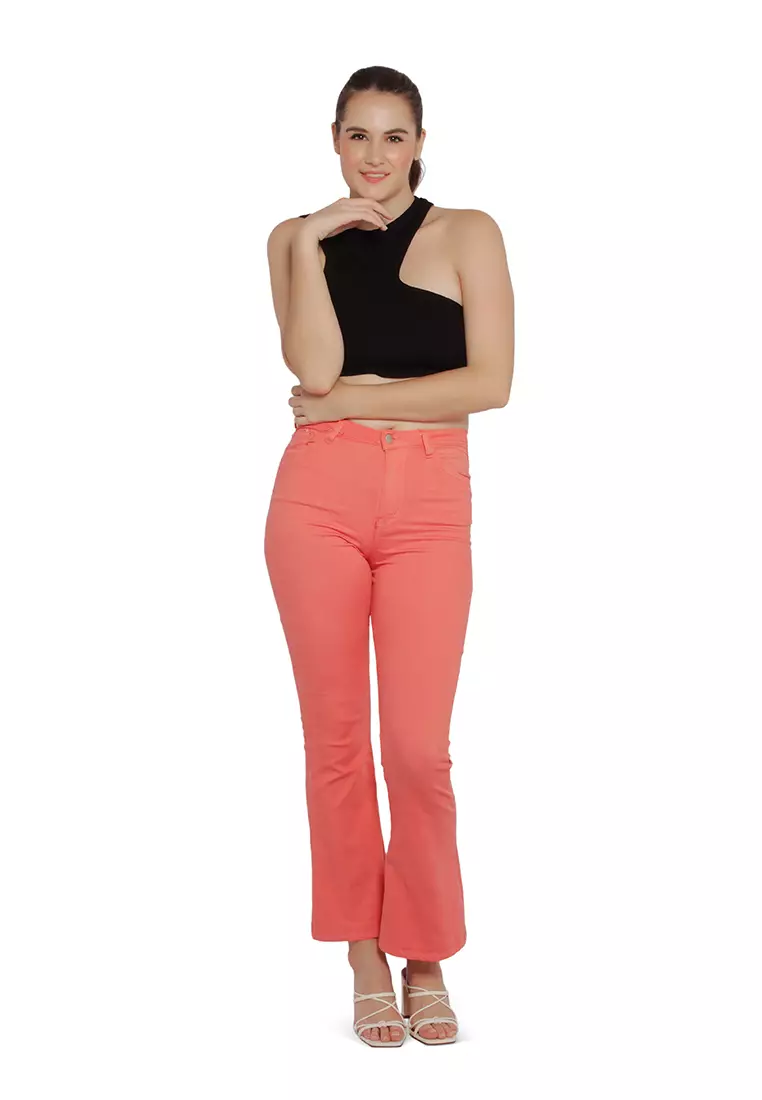 Papaya Waist Flared Jeans