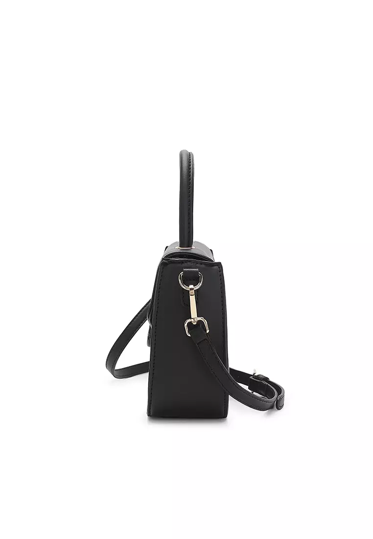 Women's Top Handle Bag / Sling Bag / Crossbody Bag / Shoulder Bag (Tas Tangan Wanita / Tas Selempang Wanita / Tas Bahu Wanita) - Hitam