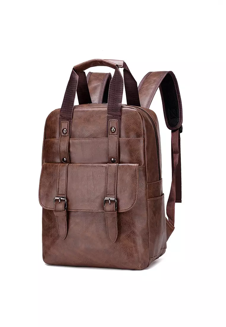 AOKING Leather Travel Backpack 2023 Buy AOKING Online ZALORA Hong Kong