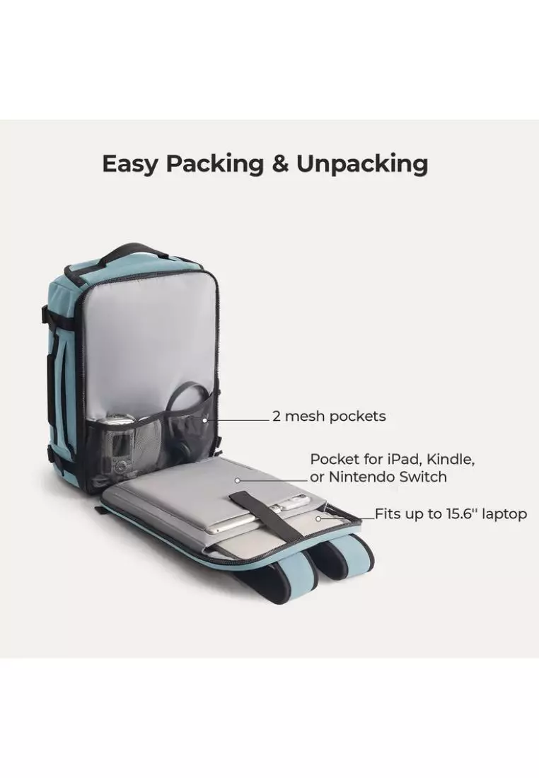 Bagsmart Blast Quick Access Carry On Travel Backpack Standard 28L (Arona)
