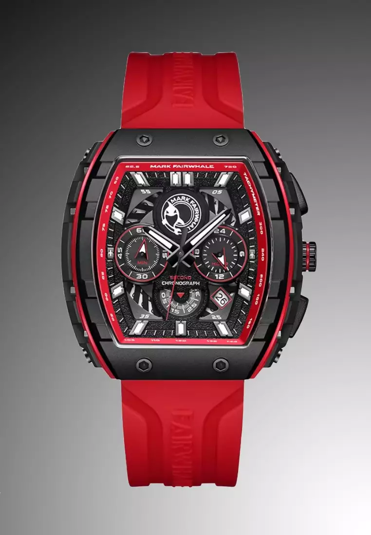 Buy Mark Fairwhale Unisex Barrel Shape Resin Quartz Chronograph