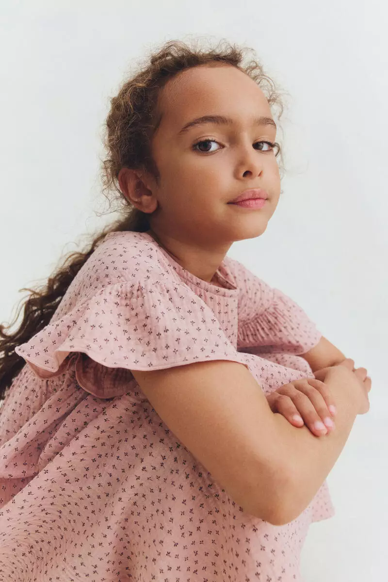 Cotton muslin dress