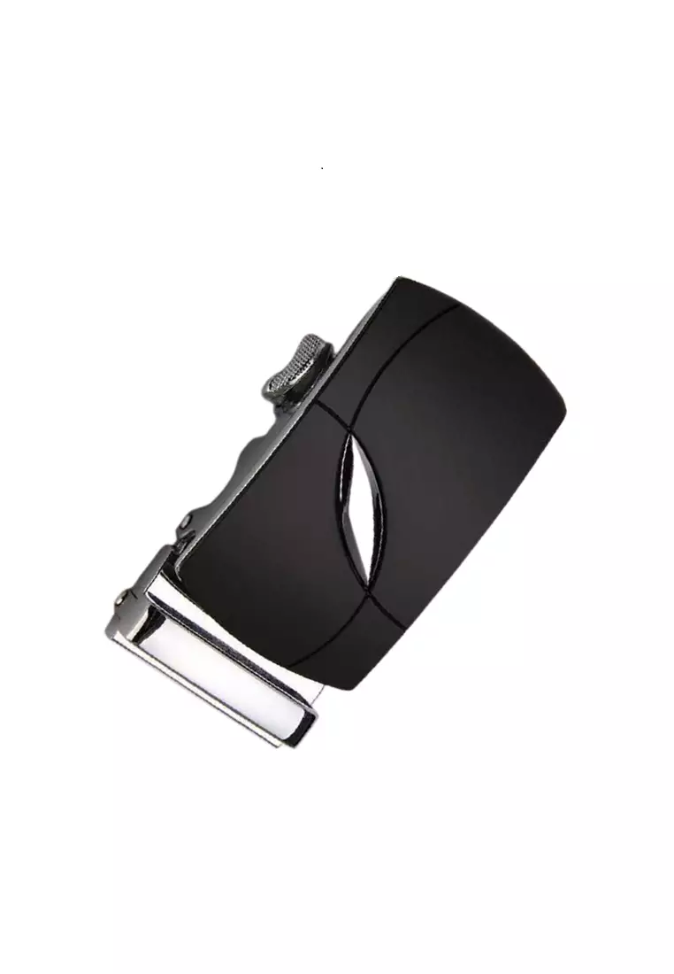 Ciptist Kepala Gesper Ikat Pinggang Metal Model 2 Lock Mechanism Material Metal ORIGINAL - Black