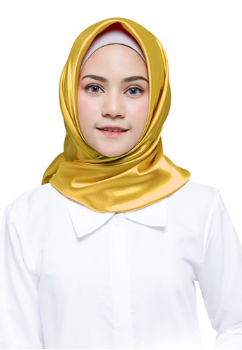 Jual COTTON BEE Cotton Bee Kerudung  Segiempat Satin 