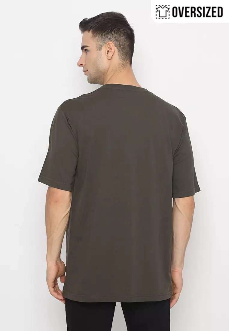 RBJ T-Shirt Cotton Combed Oversized Pria 2079350041