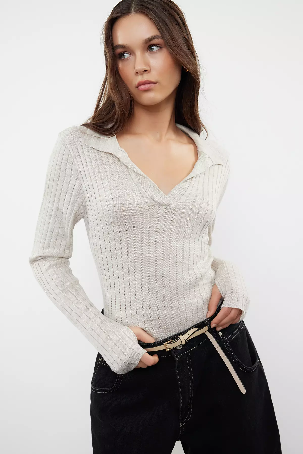Rib Sweater