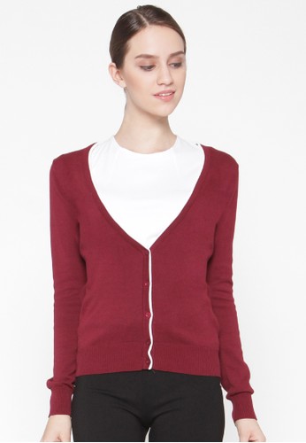 Valy Cardigan Red